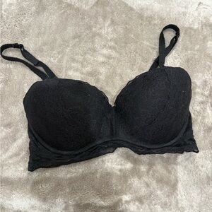 PINK Victoria's Secret Black Lace Bra